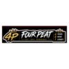 7278577428442892640_2048.jpeg Four Peat Bumper Sticker — 'Not Luck. Dominance.' 4P Championship Decal