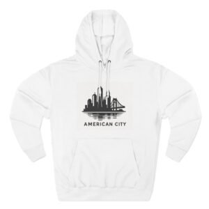 Three-Panel Fleece Hoodie