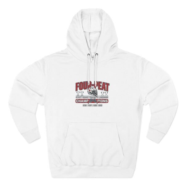Stony Brook Women's Lacrosse Four Peat Champs Hoodie - Four Peat Merch