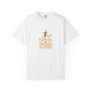 España Campeones del Mundo Soccer T-Shirt — World Cup Champions Football Tee