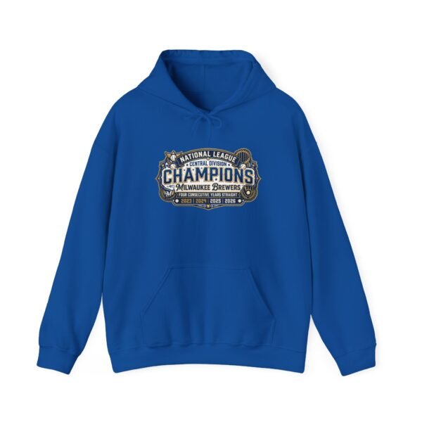 Champions Vintage Baseball Hoodie — Milwaukee Brewers National League Champions Sweatshirt
