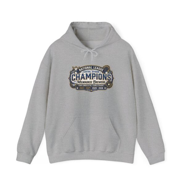 Champions Vintage Baseball Hoodie — Milwaukee Brewers National League Champions Sweatshirt