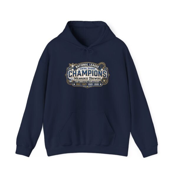Champions Vintage Baseball Hoodie — Milwaukee Brewers National League Champions Sweatshirt