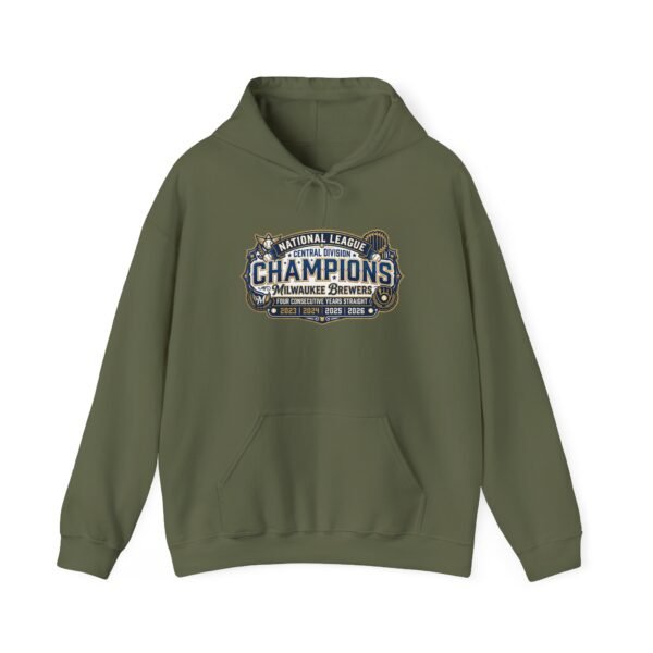 Champions Vintage Baseball Hoodie — Milwaukee Brewers National League Champions Sweatshirt