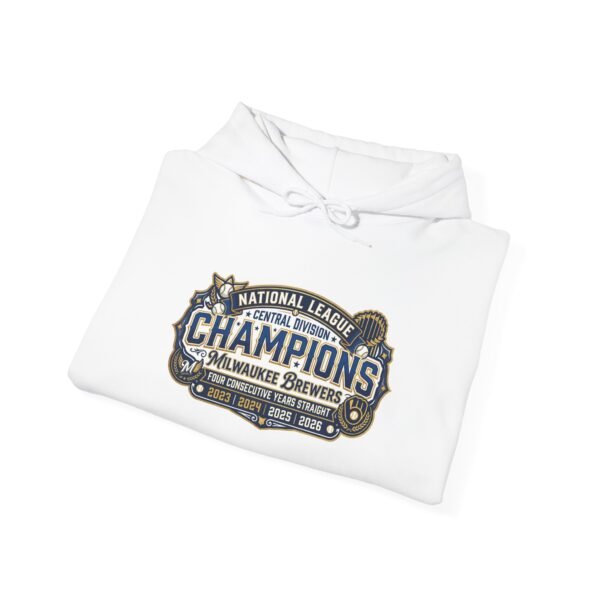 Champions Vintage Baseball Hoodie — Milwaukee Brewers National League Champions Sweatshirt