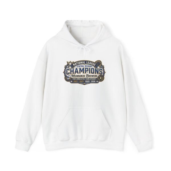 Champions Vintage Baseball Hoodie — Milwaukee Brewers National League Champions Sweatshirt