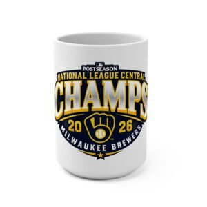 Milwaukee Brewers 2026 NL Central Champs 15oz Mug