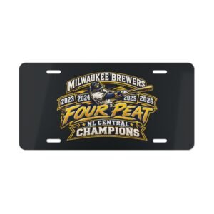 16558533944066671480_2048.jpeg Milwaukee Brewers "Four Peat" NL Central Champions Vanity Plate